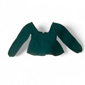 Abercrombie & Fitch Women's Green Babydoll SZ L NWT